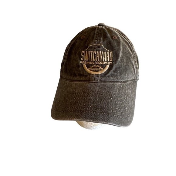 Switchyard Brewing Company Gray Hat Cap Bloomington Indiana Adjsutable - Picture 1 of 8